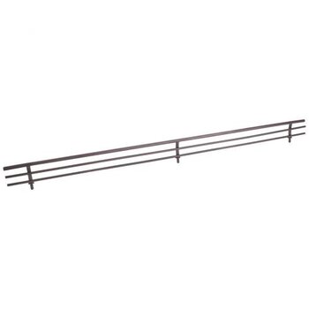 Hardware Resources 29" Wide Wire Shoe Fence for Shelving In Dark Bronze, 29" W x 1/2" D x 1-3/16" H