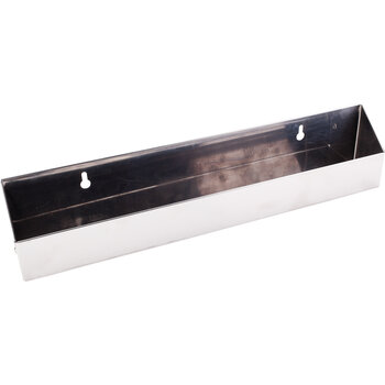 14" Stainless Steel Tip-Out Tray (ONLY)