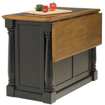 Kitchen Islands Monarch Kitchen Island With Granite Insert Top By Home Styles With Black Oak Finish Kitchensource Com