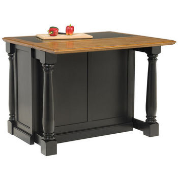 Home Styles Monarch Kitchen Island with Granite Insert Top