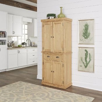 Home Styles Nantucket Natural Pantry in Maple, 30" W x 16" D x 71-1/2" H