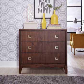 Bungalow Drawer Chest In Medium Brown Finish 39 W X 18 D X 36 H