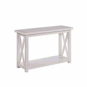 Home Styles Seaside Lodge Console Table, White, 48"W x 17"D x 30"H