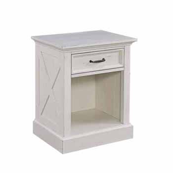 Home Styles Seaside Lodge Night Stand, White