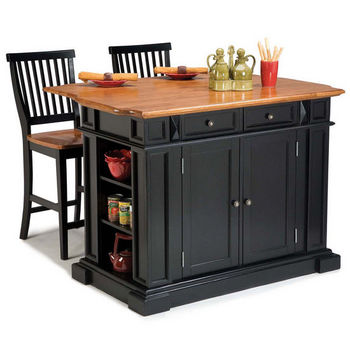 Kitchen Islands with Drop Down Breakfast Bar by Home Styles