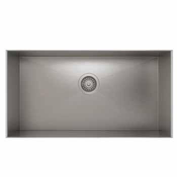 29'' undermount sink with single bowl