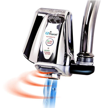 iTouchless EZ PRO Automatic Sensor Faucet Adapter for Bathroom, Kitchen Sink, Also use as Cat Fountain and Pet Water Dispenser, Product View