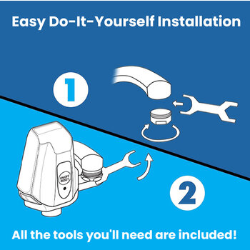 iTouchless EZ PRO Automatic Sensor Faucet Adapter for Bathroom, Kitchen Sink, Also use as Cat Fountain and Pet Water Dispenser, Easy Installation