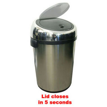 iTouchless 23-Gallon Stainless Steel Touchless Trash Can