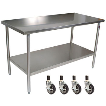 Cucina Tavalo Stainless Steel Work Table by John Boos