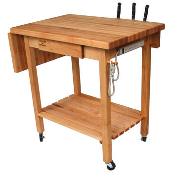 Deluxe Culi Cart Work Table by John Boos