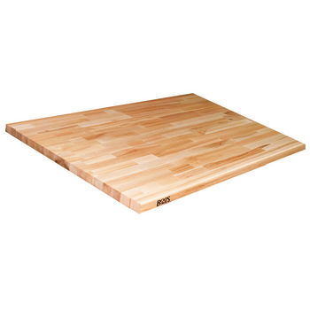 John Boos Blended Maple Island Top, 1-1/2" Thick