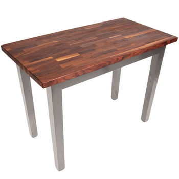 John Boos Blended Walnut Classic Country Work Table