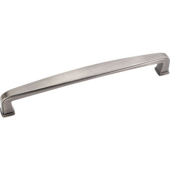 Jeffrey Alexander Milan 1 Collection 6-13/16'' W Plain Cabinet Pull in Brushed Pewter