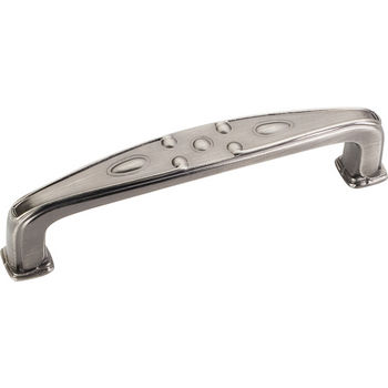 Jeffrey Alexander Milan 2 Collection 4-1/4'' W Decorated Cabinet Pull in Brushed Pewter