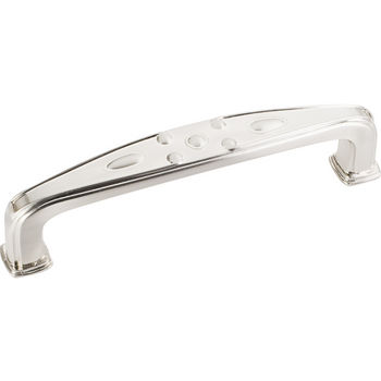 Jeffrey Alexander Milan 2 Collection 4-1/4'' W Decorated Cabinet Pull in Satin Nickel