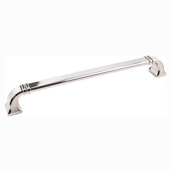 Jeffrey Alexander Ella Collection 13" W Decorative Appliance Pull in Polished Nickel, Center to Center: 12" (305mm)