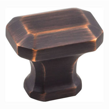 Jeffrey Alexander Ella Collection 1-1/4" W Decorative Cabinet Knob in Brushed Oil Rubbed Bronze