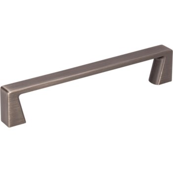 Jeffrey Alexander 5-9/16" Width Boswell Cabinet Pull in Brushed Pewter, Center to Center: 128mm (5")
