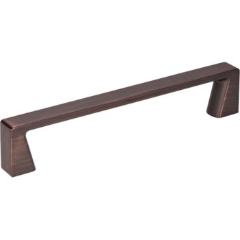 Jeffrey Alexander 5-9/16" Width Boswell Cabinet Pull in Brushed Oil Rubbed Bronze, Center to Center: 128mm (5")