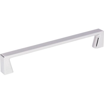 Jeffrey Alexander 6-13/16" Width Boswell Cabinet Pull in Polished Chrome, Center to Center: 160mm (6-5/16")
