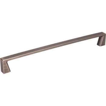 Jeffrey Alexander 9-5/16" Width Boswell Cabinet Pull in Brushed Pewter, Center to Center: 224mm (8-7/8")
