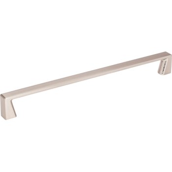 Jeffrey Alexander 9-5/16" Width Boswell Cabinet Pull in Satin Nickel, Center to Center: 224mm (8-7/8")