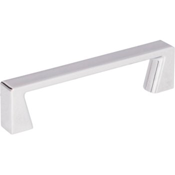 Jeffrey Alexander 4-1/4" Width Boswell Cabinet Pull in Polished Chrome, Center to Center: 96mm (3-3/4")