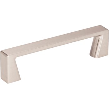 Jeffrey Alexander 4-1/4" Width Boswell Cabinet Pull in Satin Nickel, Center to Center: 96mm (3-3/4")