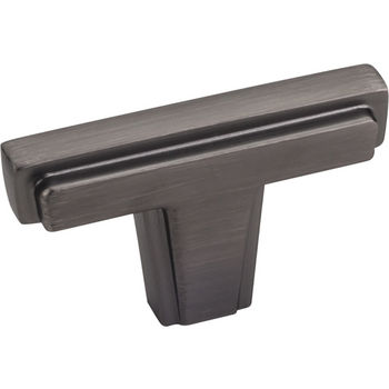 Jeffrey Alexander Lexa Collection 2'' W Cabinet T-Knob in Brushed Pewter