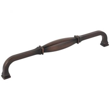 Jeffrey Alexander Audrey Collection 12-5/8" W Appliance Pull, Center to Center 12", Brushed Oil Rubbed Bronze