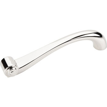 Jeffrey Alexander Duval Collection 5-13/16'' W Scroll Cabinet Pull in Polished Nickel