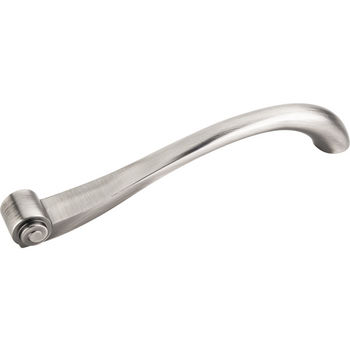 Jeffrey Alexander Duval Collection 7-1/16'' W Scroll Cabinet Pull in Brushed Pewter
