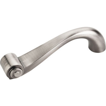 Jeffrey Alexander Duval Collection 4-1/2'' W Scroll Cabinet Pull in Brushed Pewter