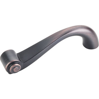 Jeffrey Alexander Duval Collection 4-1/2'' W Scroll Cabinet Pull in Brushed Oil Rubbed Bronze