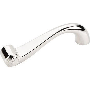 Jeffrey Alexander Duval Collection 4-1/2'' W Scroll Cabinet Pull in Polished Nickel