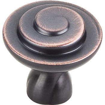 Jeffrey Alexander Duval Collection 1-1/4'' W Scroll Cabinet Knob in Brushed Oil Rubbed Bronze