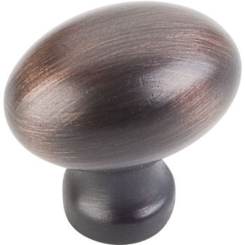 Jeffrey Alexander Bordeaux Collection 1-3/16'' W Football Cabinet Knob in Brushed Oil Rubbed Bronze