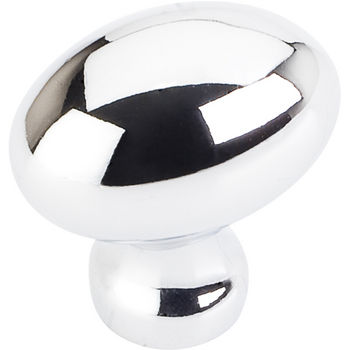 Jeffrey Alexander Bordeaux Collection 1-3/16'' W Football Cabinet Knob in Polished Chrome