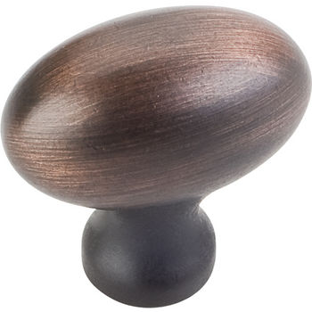 Jeffrey Alexander Lyon Collection 1-9/16'' Diameter Football Cabinet Knob in Brushed Oil Rubbed Bronze
