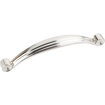 Jeffrey Alexander Lille Collection 5-5/8'' W Palm Leaf Cabinet Pull in Satin Nickel