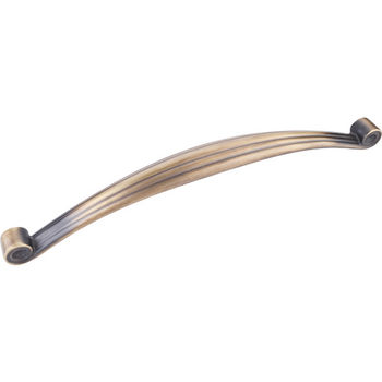 Jeffrey Alexander Lille Collection 12-7/8'' W Palm Leaf Appliance Pull in Antique Brushed Satin Brass