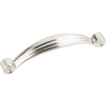 Jeffrey Alexander Lille Collection 4-3/8'' W Palm Leaf Cabinet Pull in Satin Nickel