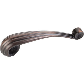 Jeffrey Alexander Lille Collection 4-3/4'' W Vertical Palm Leaf Cabinet Pull in Brushed Oil Rubbed Bronze