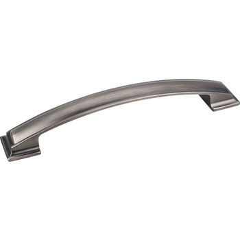 Jeffrey Alexander Annadale Collection 7-5/8'' W Pillow Cabinet Pull in Brushed Pewter