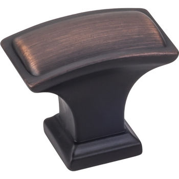 Jeffrey Alexander Annadale Collection 1-1/2'' W Oblong Pillow Cabinet Knob in Brushed Oil Rubbed Bronze