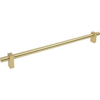 Jeffrey Alexander Larkin Collection Appliance Pull in Brushed Gold, 20-3/8'' W x 2-3/16'' D, Center to Center: 18'' (457.2mm)