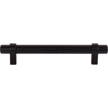 Jeffrey Alexander Key Grande Collection 6-5/8'' W Bar Cabinet Pull in Matte Black, 128mm (5'') Center-to-Center, Product View