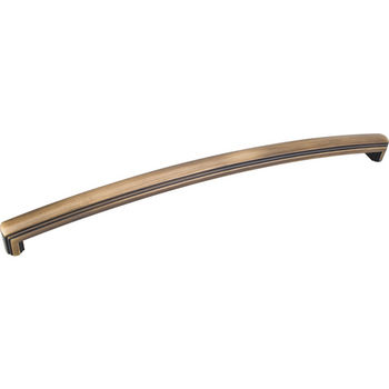 Jeffrey Alexander Delgado Collection 12-1/2'' W Appliance Pull in Antique Brushed Satin Brass