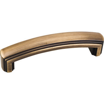 Jeffrey Alexander Delgado Collection 4-1/4'' W Cabinet Pull in Antique Brushed Satin Brass
